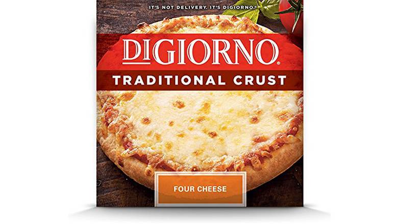 Order Digiorno Traditional Crust Four Cheese Pizza food online from Route 7 Food Mart store, Norwalk on bringmethat.com