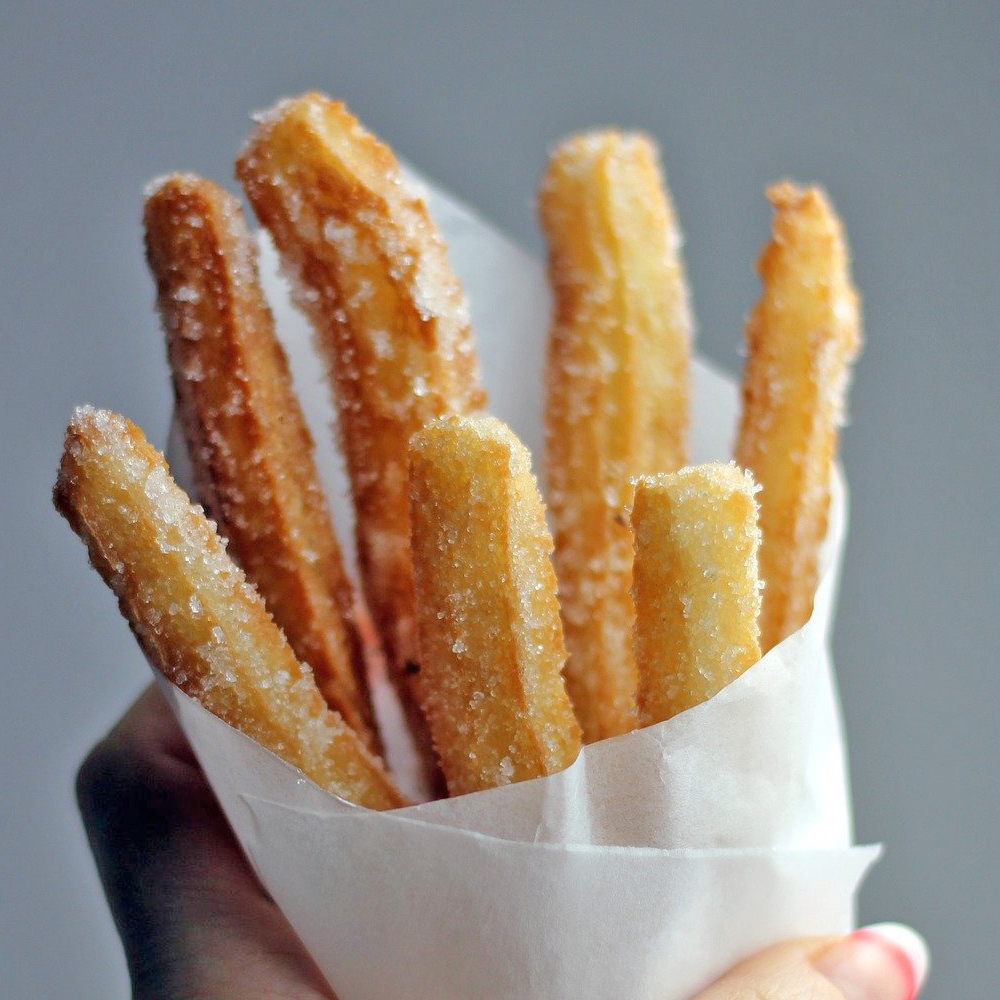 Order Churros (3 pk) (10") food online from Omg Pizza store, Los Angeles on bringmethat.com