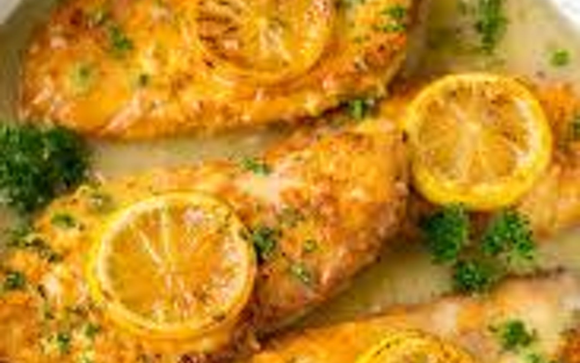 Order Chicken Francese - Entree food online from Pino's Pizzeria store, Easton on bringmethat.com