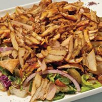 Order Chicken Shawarma Salad food online from Abu Omar Halal - Webster store, Webster on bringmethat.com