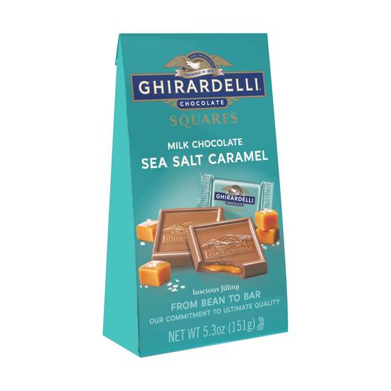 Order Ghirardelli Milk Chocolate Sea Salt Caramel Squares, Medium Bag, 5.3 OZ food online from Cvs store, MONTEZUMA on bringmethat.com