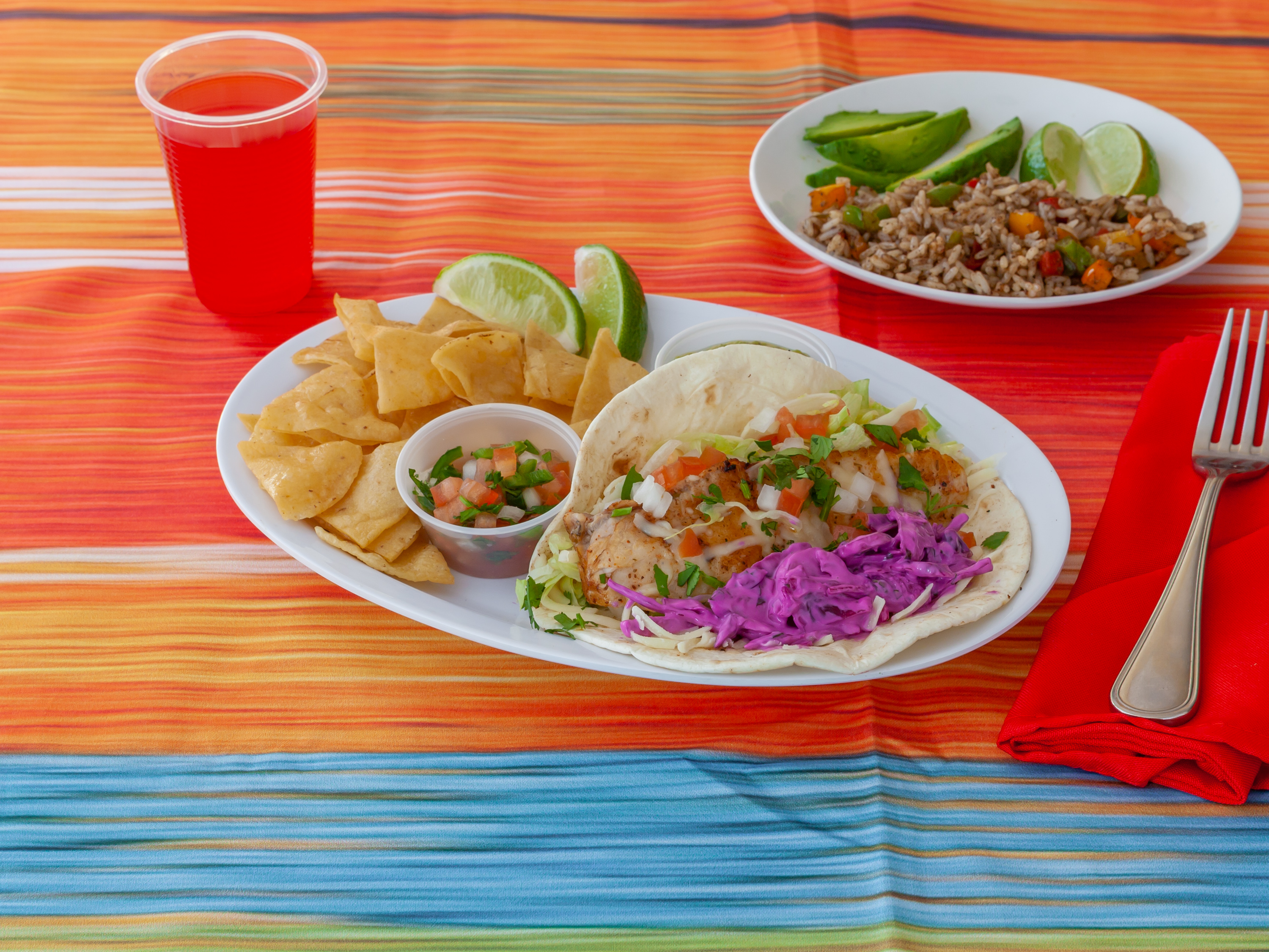Order Tilapia Fish Taco food online from Everything Tacos store, Chicago on bringmethat.com
