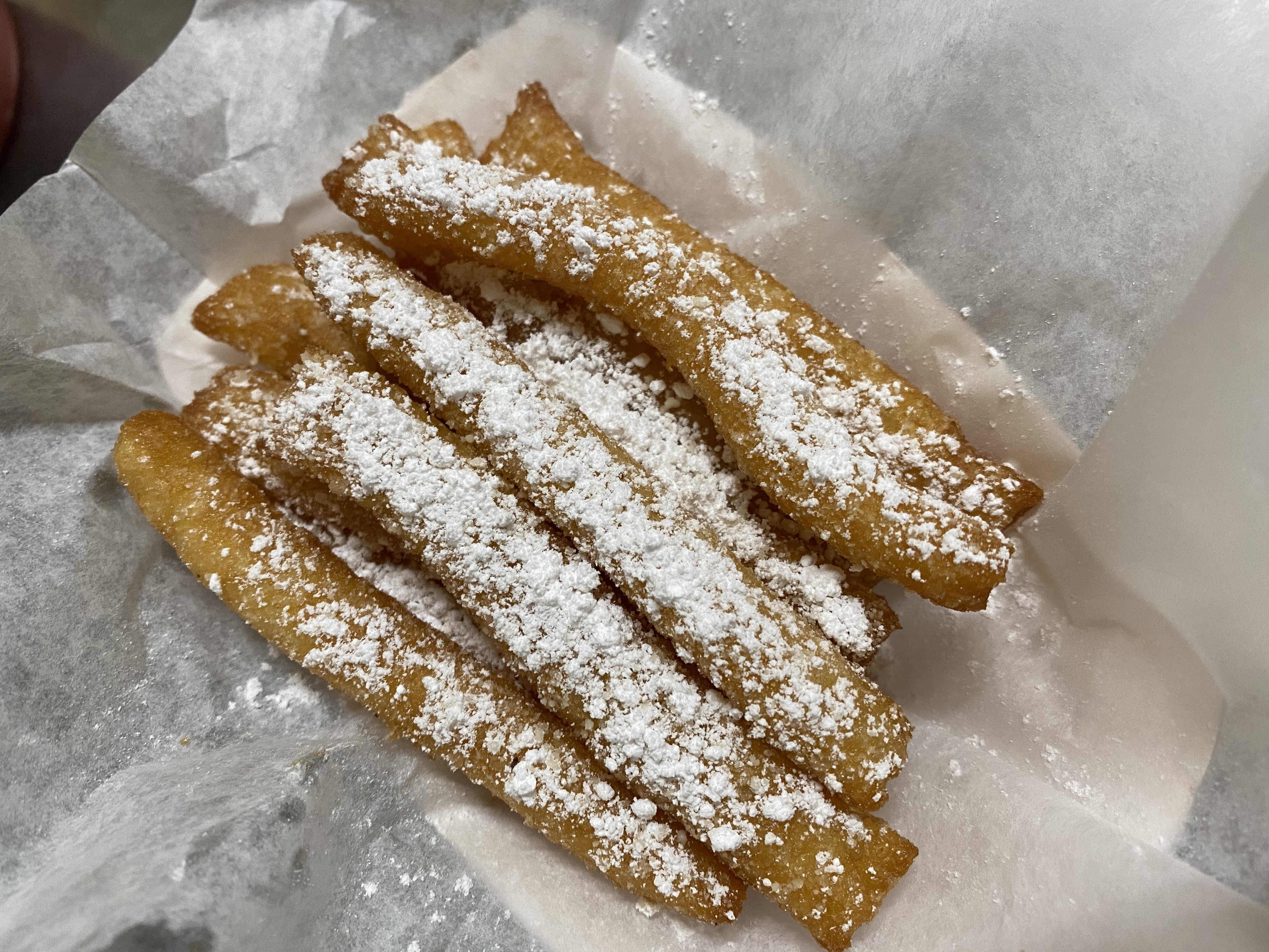 Order Funnel Cake Fries food online from Miletos Sub Shop store, Williamsport on bringmethat.com