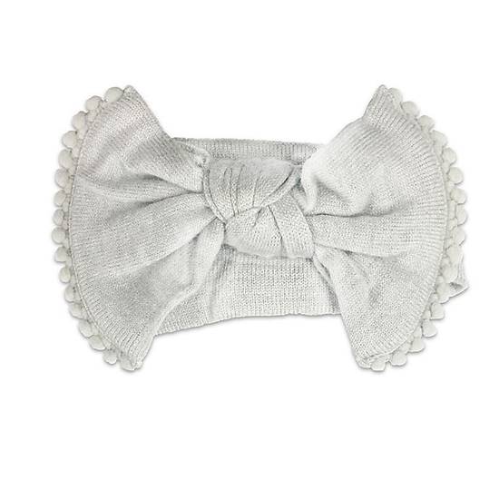 Order NYGB™ Large Bow Headband in Grey food online from Bed Bath & Beyond store, Lancaster on bringmethat.com