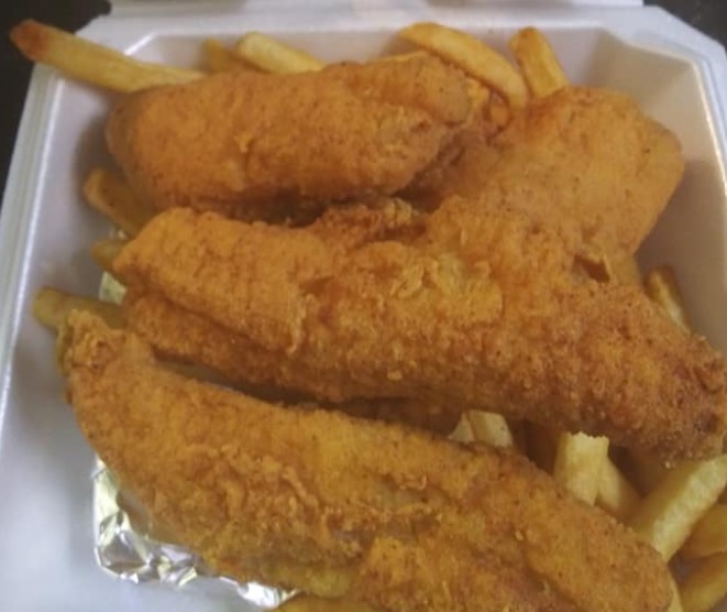 Order Chicken Tenders 4 pc  food online from Jerusalem Pizza & Grill store, Columbus on bringmethat.com