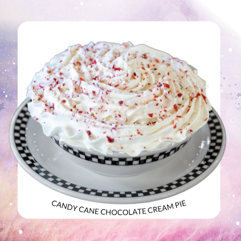Order Candy Cane Chocolate Cream Pie food online from Black Bear Diner store, Washington on bringmethat.com