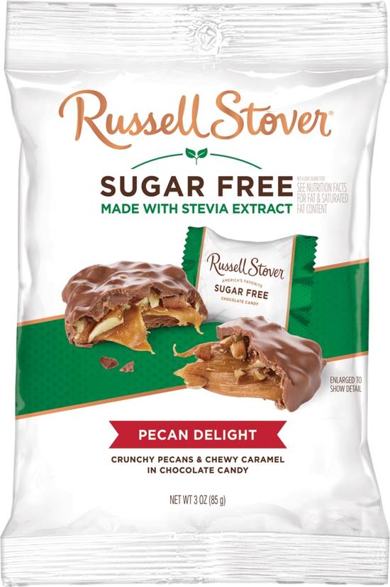 Order Russell Stover Sugar Free Pecan Delights with Stevia, 3 OZ food online from CVS store, Tulsa on bringmethat.com