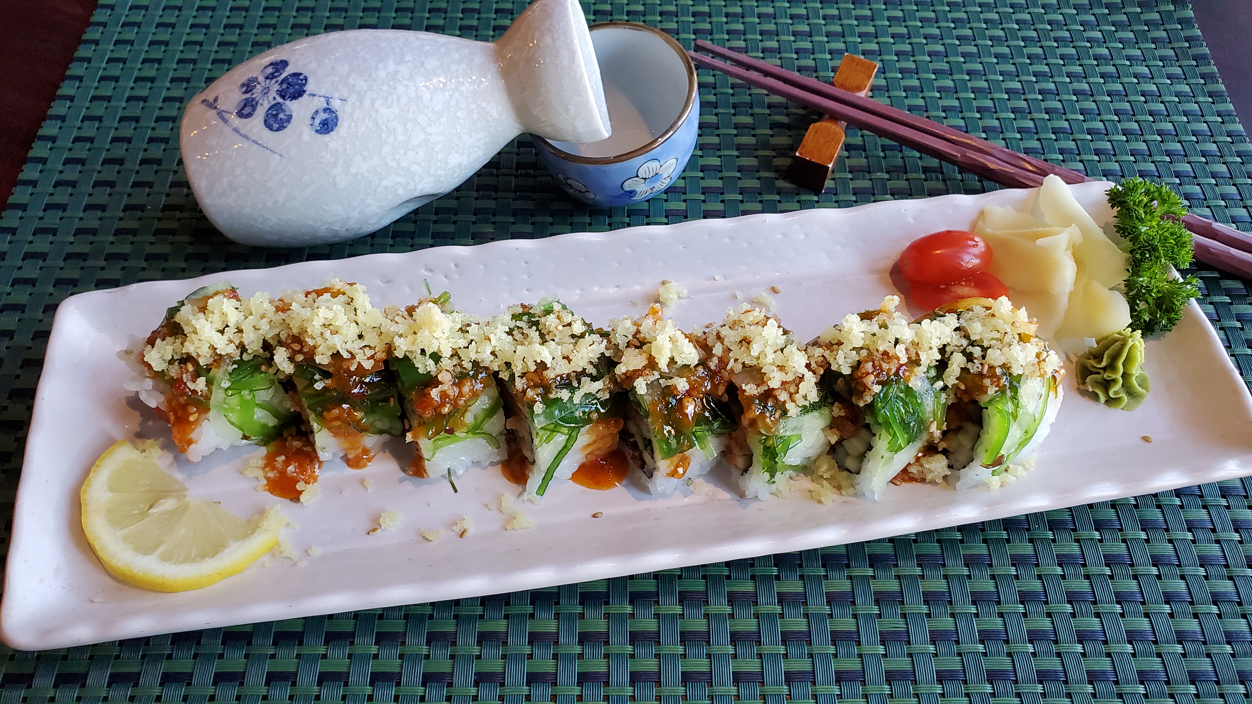 Order Green Lake Roll food online from Tsui Sushi Bar store, Seattle on bringmethat.com