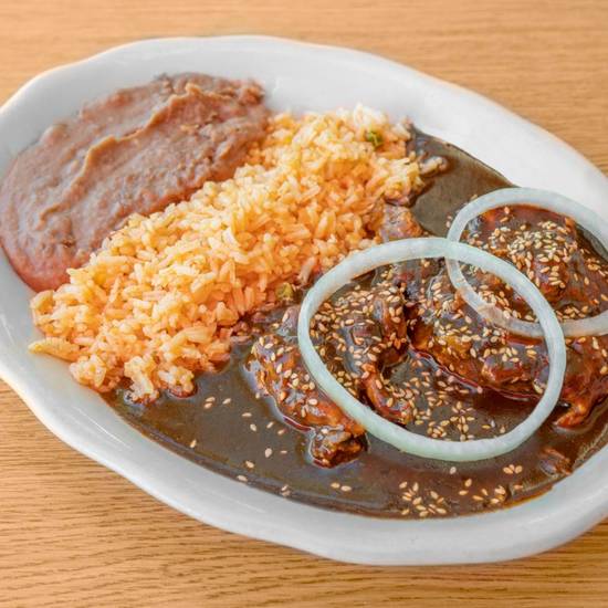 Order Mole Poblano food online from El Abuelo Restaurant store, San Fernando on bringmethat.com