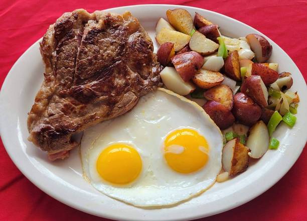 Order T-Bone Steak food online from Bialy Cafe store, Evergreen Park on bringmethat.com