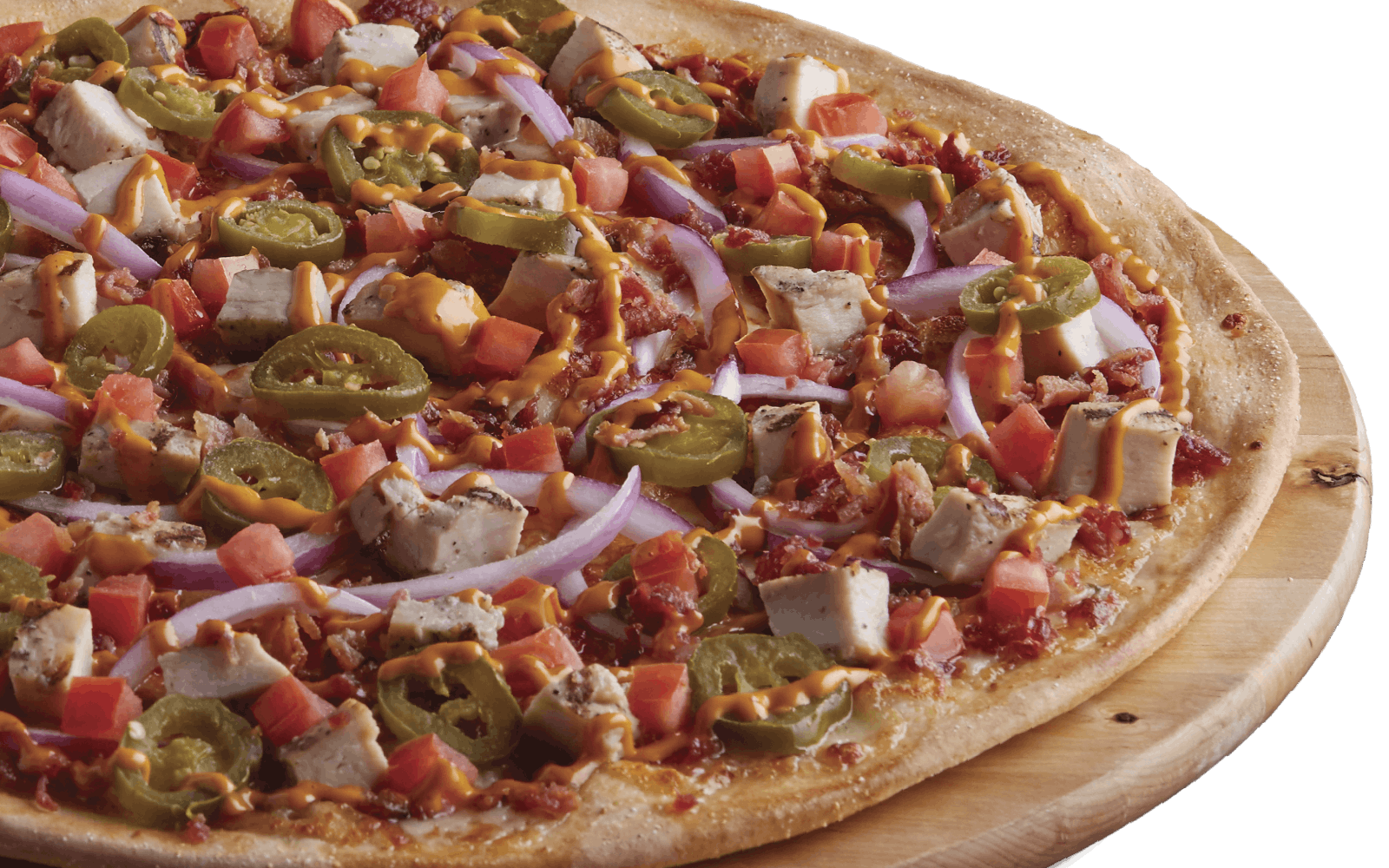 Order Gluten Free Chipotle Chicken Pizza - Medium 12" (8 Slices) food online from Pizza Guys store, Windsor on bringmethat.com