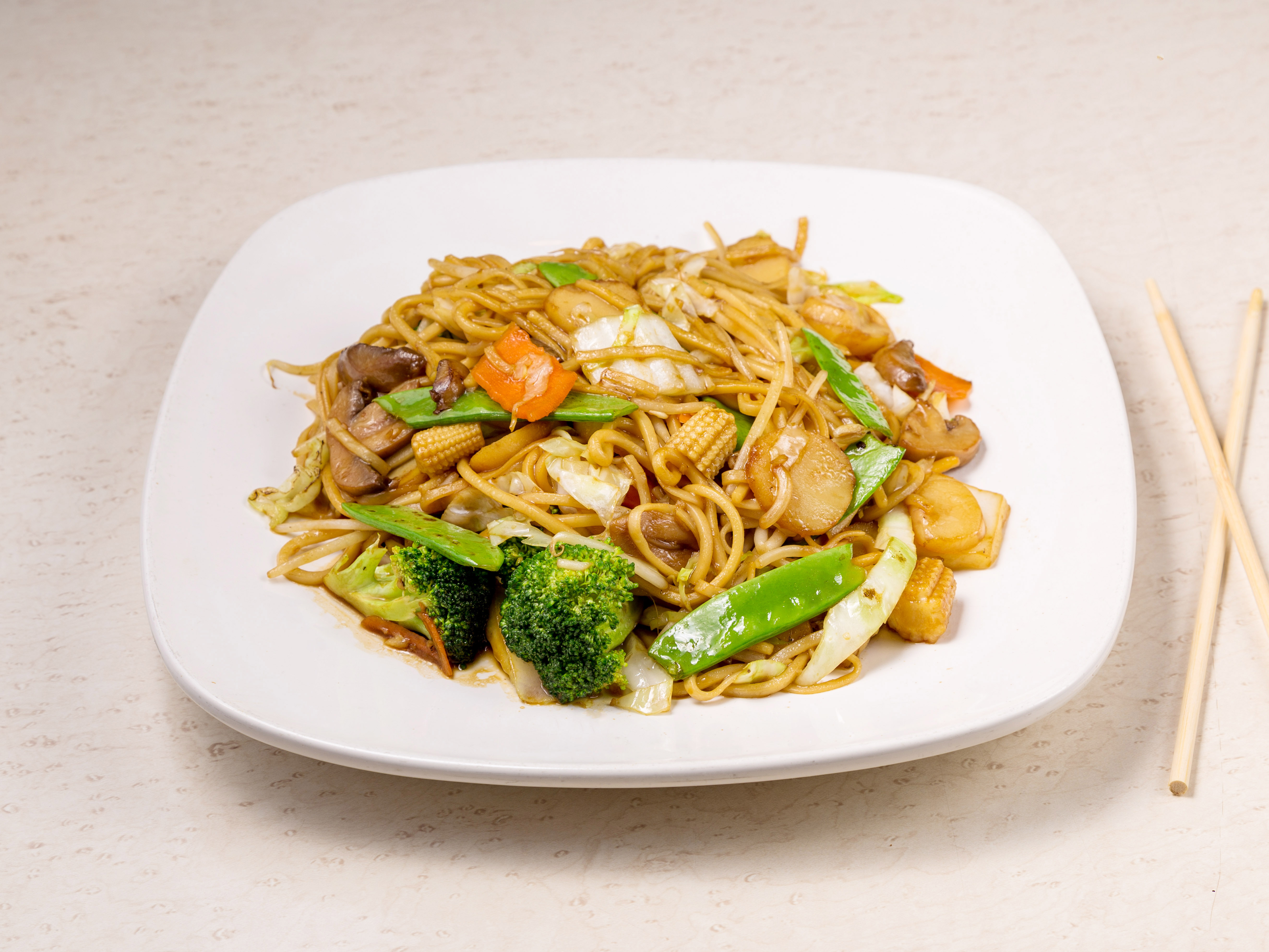 Order Vegetables Lo Mein food online from China Palace store, Mesa on bringmethat.com