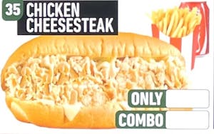 Order #35 Chicken Cheese Steak Only food online from Jersey Kabob Platter & Pizza store, Monroe Township on bringmethat.com