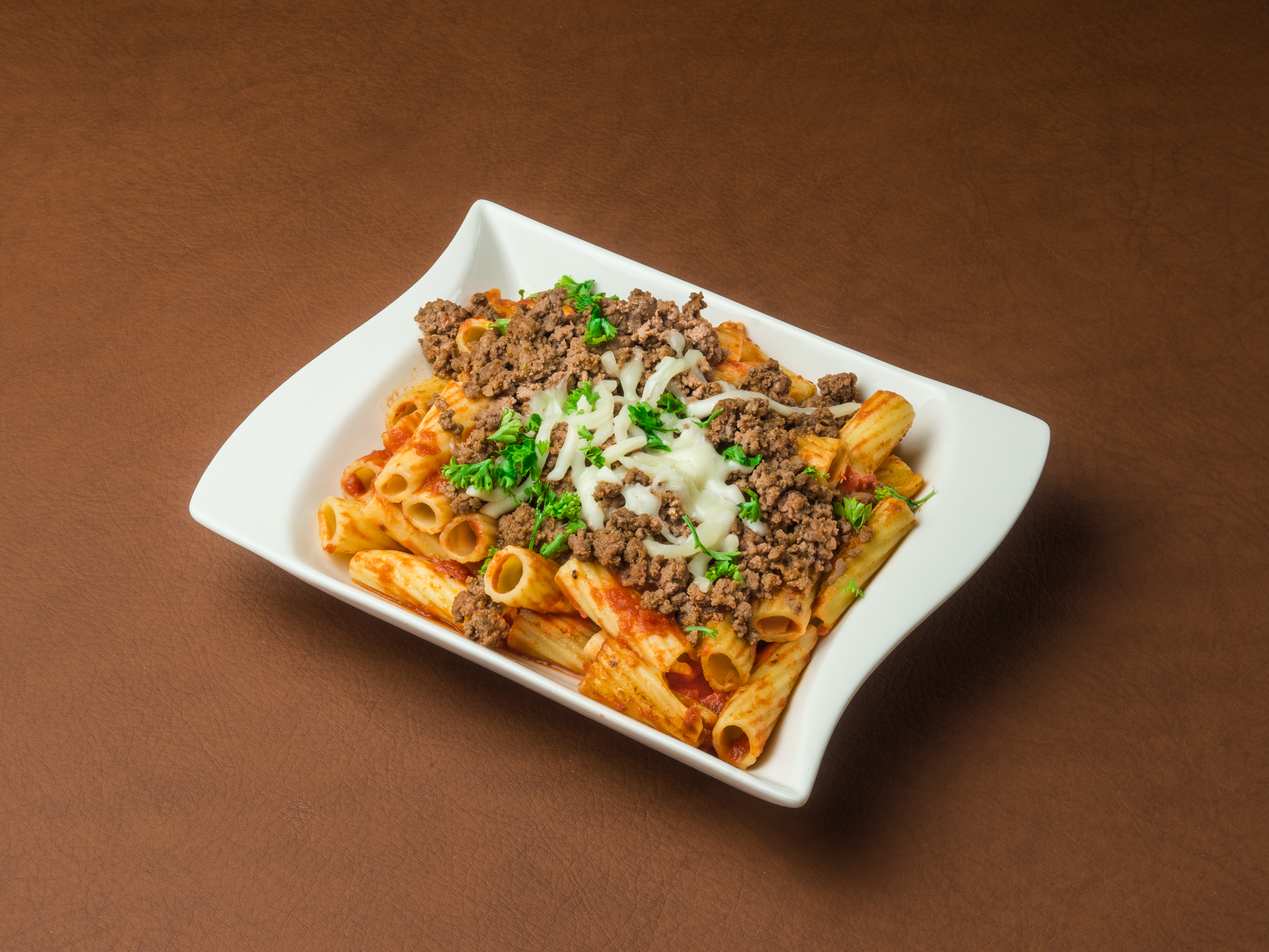 Order Spicy Beef Pasta food online from Stacatto's store, Houston on bringmethat.com