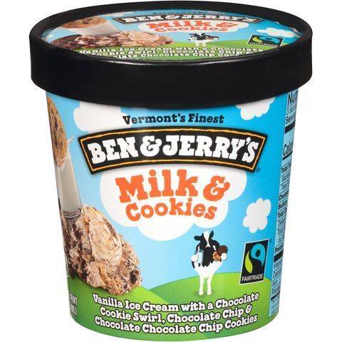 Order Ben & Jerry's Milk and Cookies Pint food online from 7-Eleven store, King George on bringmethat.com