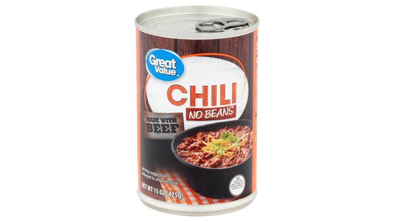 Order Great Value Chili No Beans food online from Red Roof Market store, Lafollette on bringmethat.com