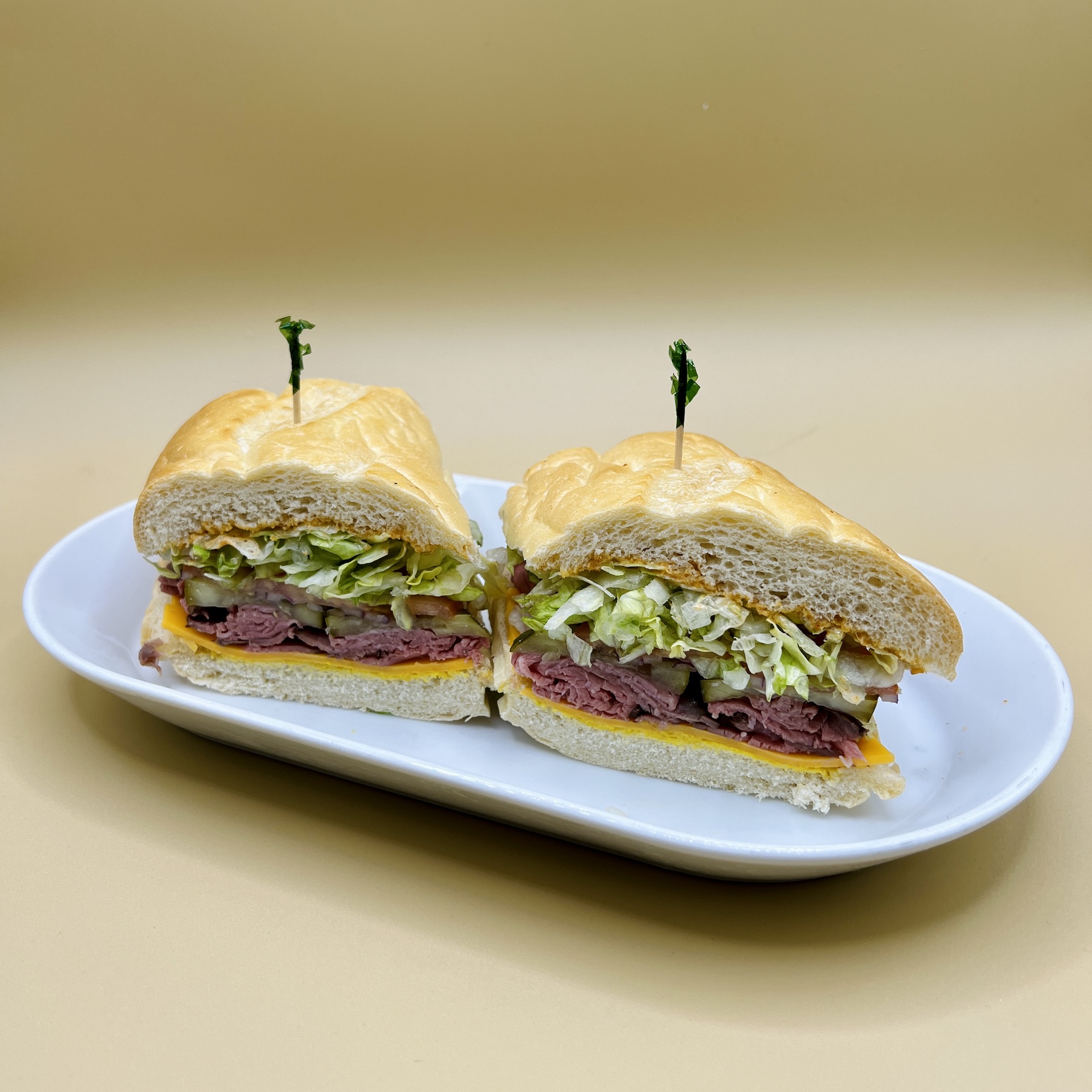 Order 3. London Broil Roast Beef Sandwich food online from Spreadz store, Santa Clara on bringmethat.com