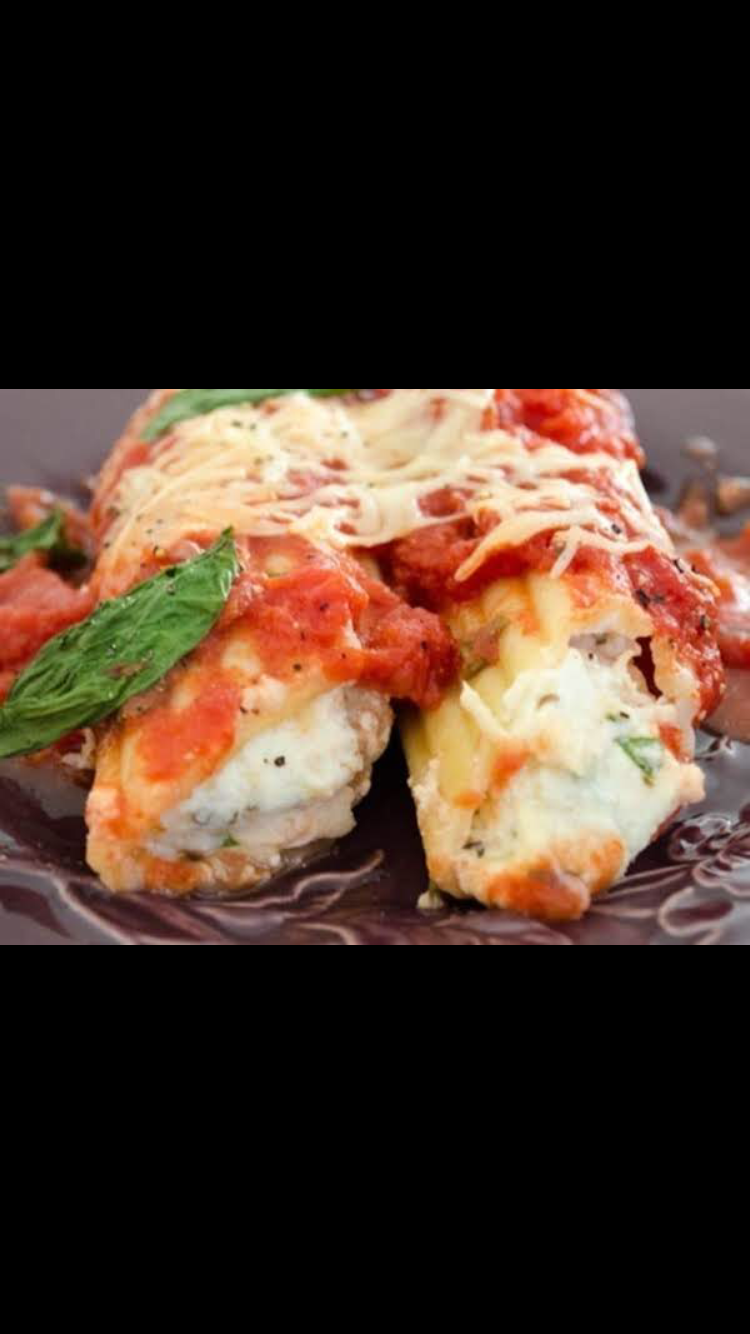 Order Manicotti food online from Prospero Pizza store, New Castle on bringmethat.com