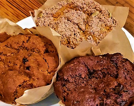 Order Muffins - Gluten Free / Vegan food online from Nutmeg Bakery Cafe store, Tuckahoe on bringmethat.com