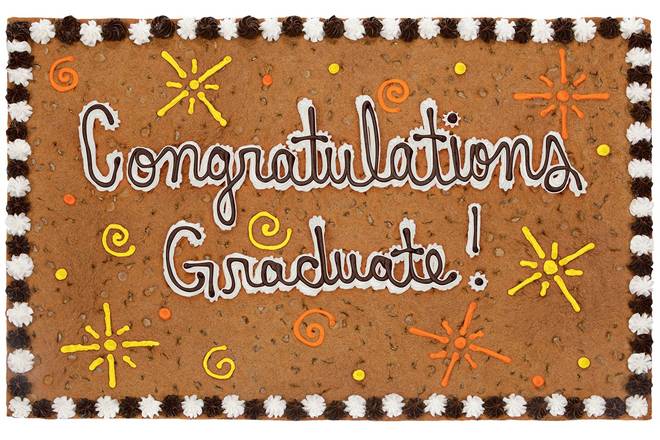 Order Congratulations Graduate! - S3001 food online from Great American Cookies store, Denton on bringmethat.com