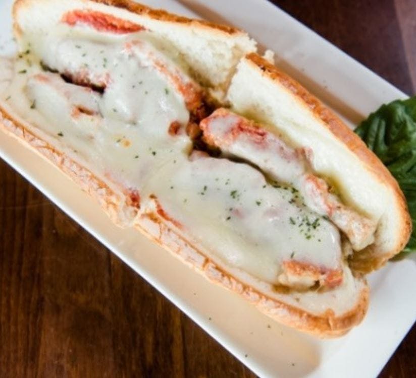 Order Chicken Parmesan Sub - Sub food online from Jonny Pizza store, Fort Worth on bringmethat.com