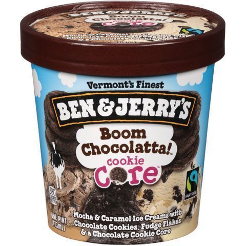 Order Ben & Jerry's Boom Chocolatta! Cookie Core Pint food online from 7-Eleven store, Monroe Township on bringmethat.com
