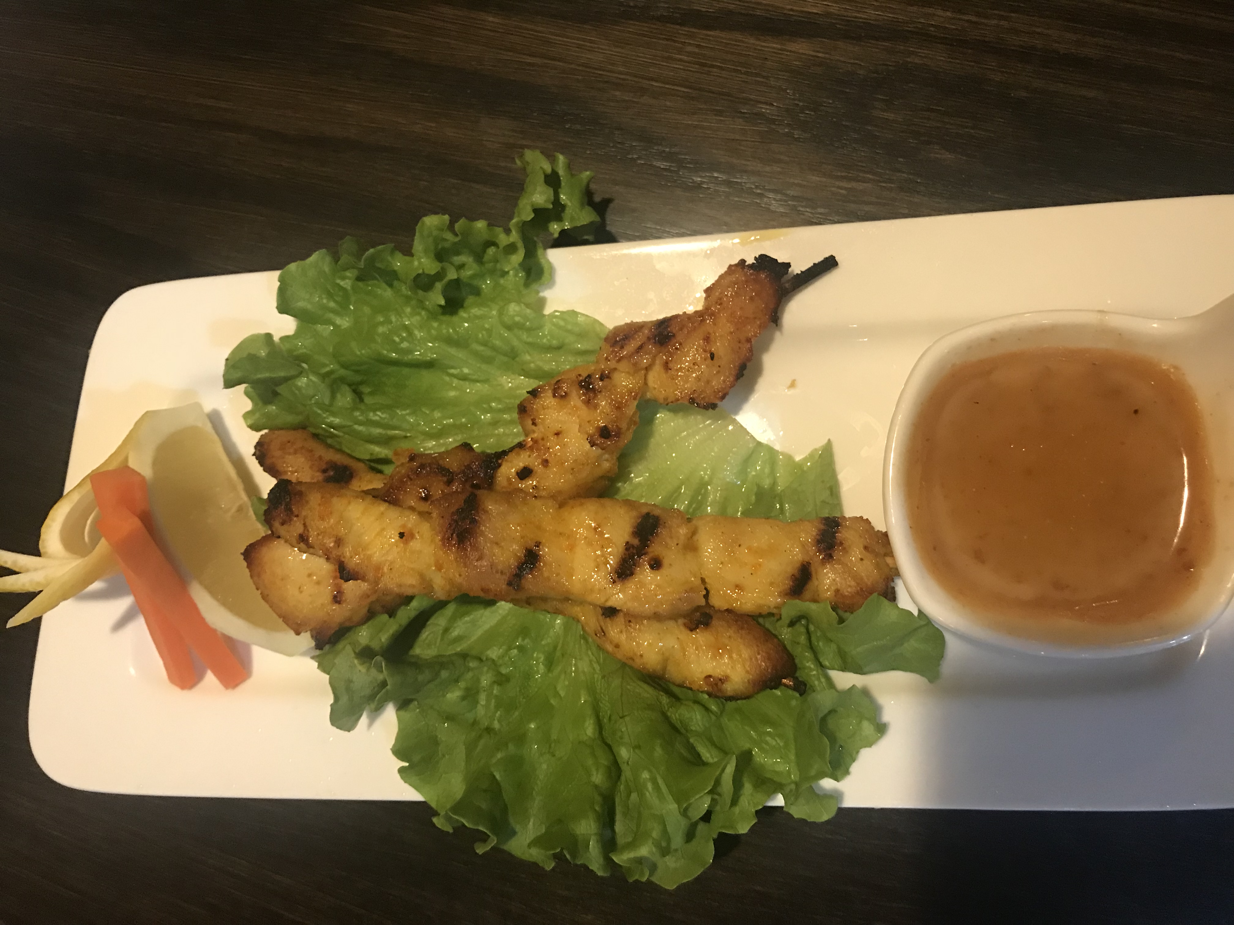 Order Chicken Satay food online from Guixin Sushi store, Bethpage on bringmethat.com