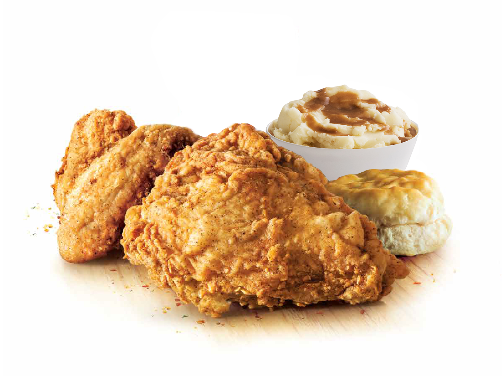 Order 2 Piece Breast & Wing Meal food online from Pending Menu Account store, Peachtree Corners on bringmethat.com