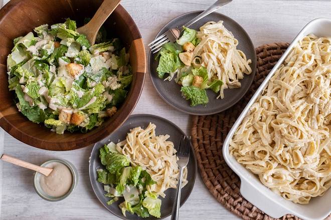Order Fettuccine Alfredo Meal food online from Lazy Dog Restaurant & Bar store, Peachtree Corners on bringmethat.com