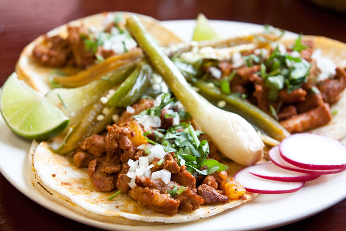 Order Pastor Tacos food online from Rosario's store, Philadelphia on bringmethat.com
