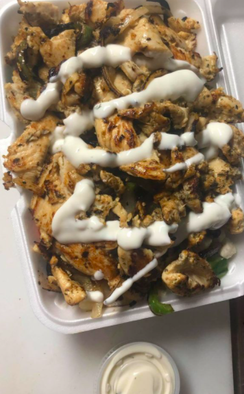 Order Shepherd salad with chicken gyro  food online from Sultan Kebab Food Truck store, Guilford on bringmethat.com