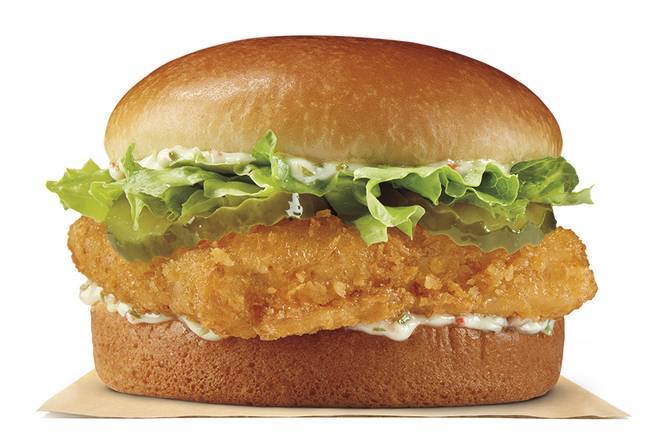 Order Big Fish Sandwich food online from Burger King store, Saint Joseph on bringmethat.com