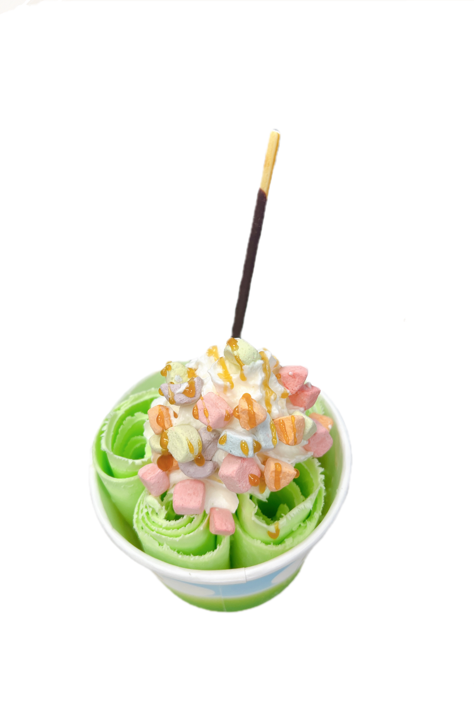 Order #6   Frozen Spring Roll Ice Cream food online from Yum Ice Cream & Bubble Tea store, New Rochelle on bringmethat.com