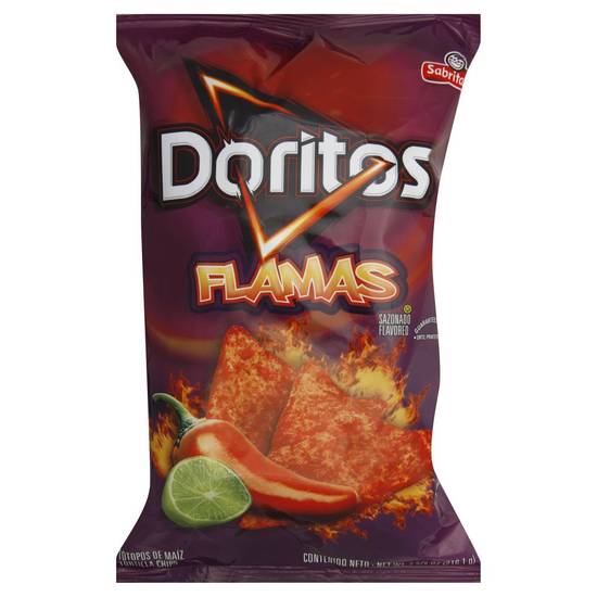 Order Doritos Flamas Flavored Tortilla Chips (7.625 oz) food online from Rite Aid store, Yamhill County on bringmethat.com