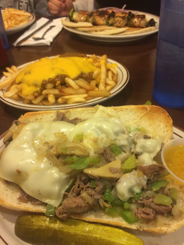 Order Philly Steak Sub Sandwich food online from Lakeside Family Diner store, Walled Lake on bringmethat.com