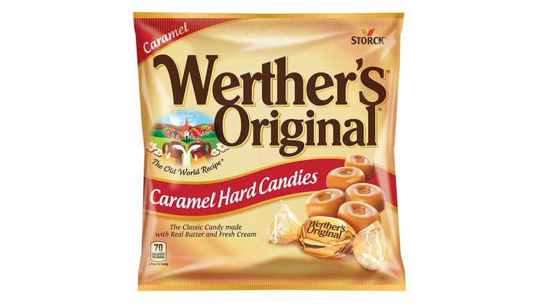 Order Werther'S Original Hard Caramel Candy food online from Trumbull Mobil store, Trumbull on bringmethat.com