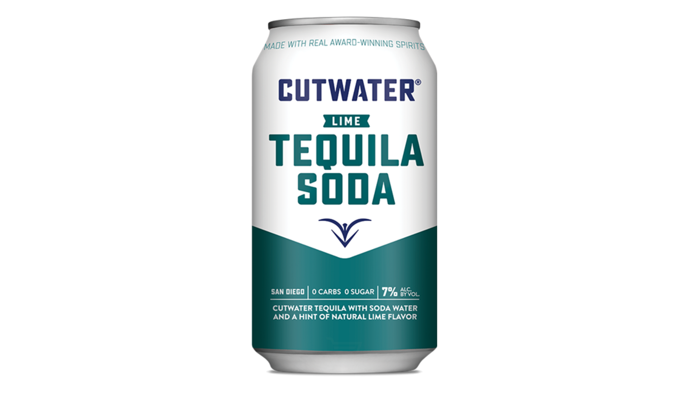 Order Cutwater Lime Tequila Soda 12oz Can food online from Plaza Market store, Baldwin Park on bringmethat.com