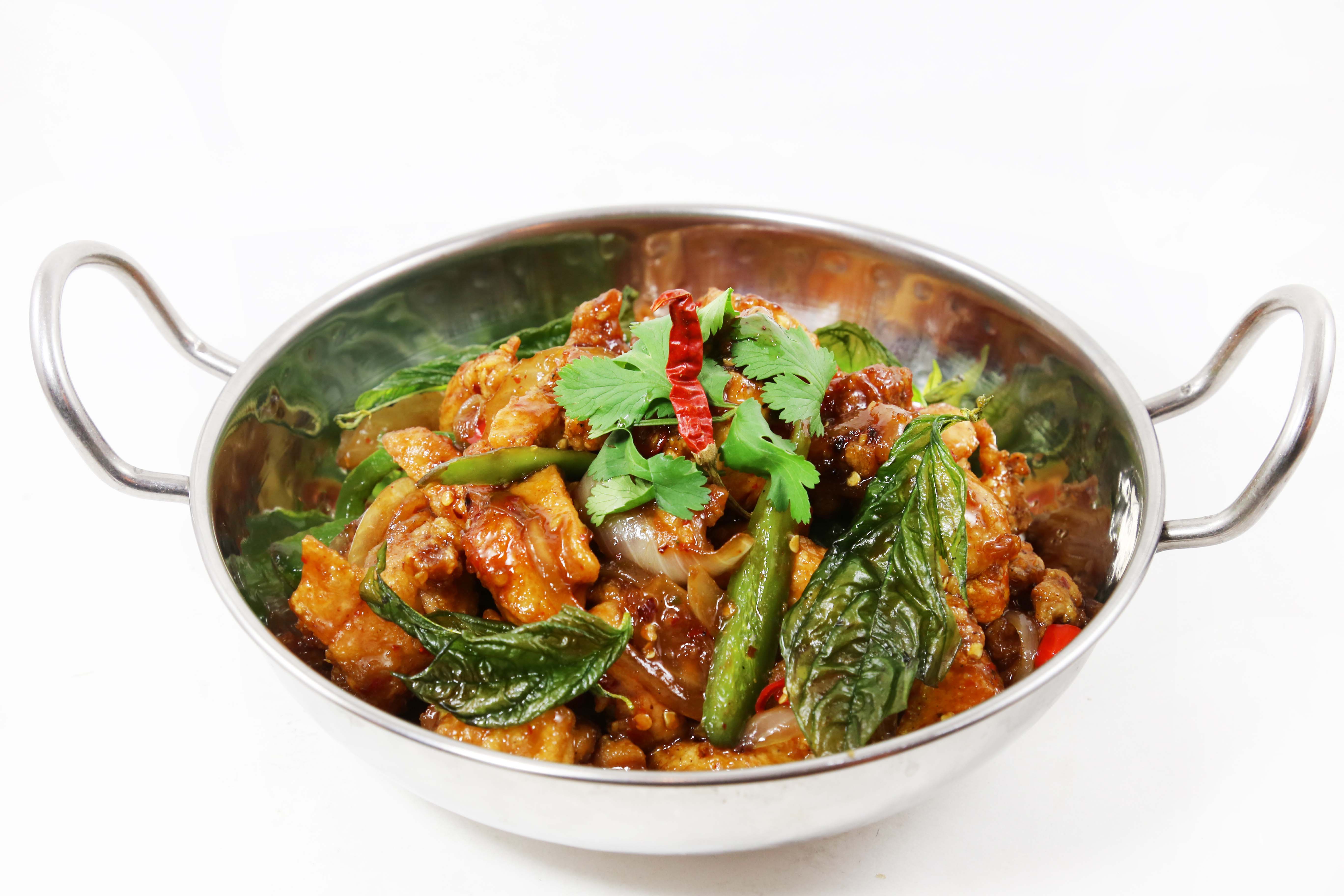 Order 147. Roasted Chili Chicken food online from Eto'O Modern Asian Cuisine store, Chicago on bringmethat.com