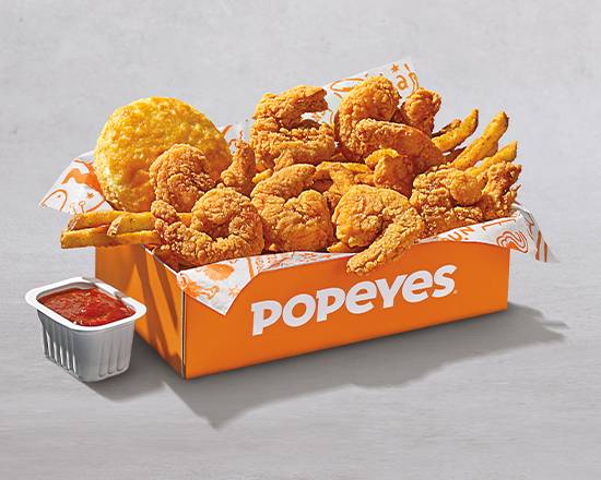 Order Shrimp Tackle Box Dinner food online from Popeyes on Hwy. 51 store, Ponchatoula on bringmethat.com