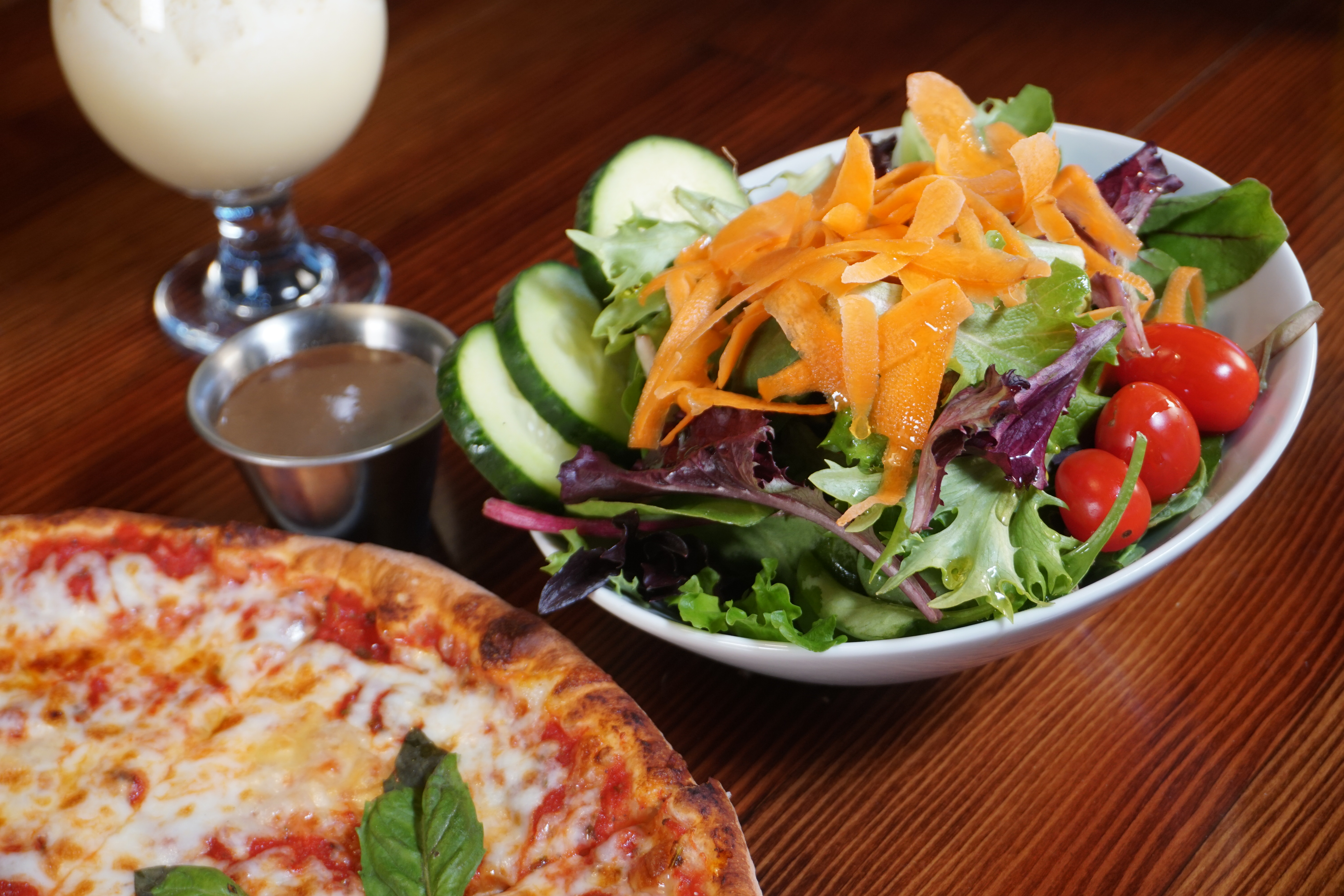 Order The Barn House Salad food online from Barnyard Wood Crafted Pizza store, South Burlington on bringmethat.com