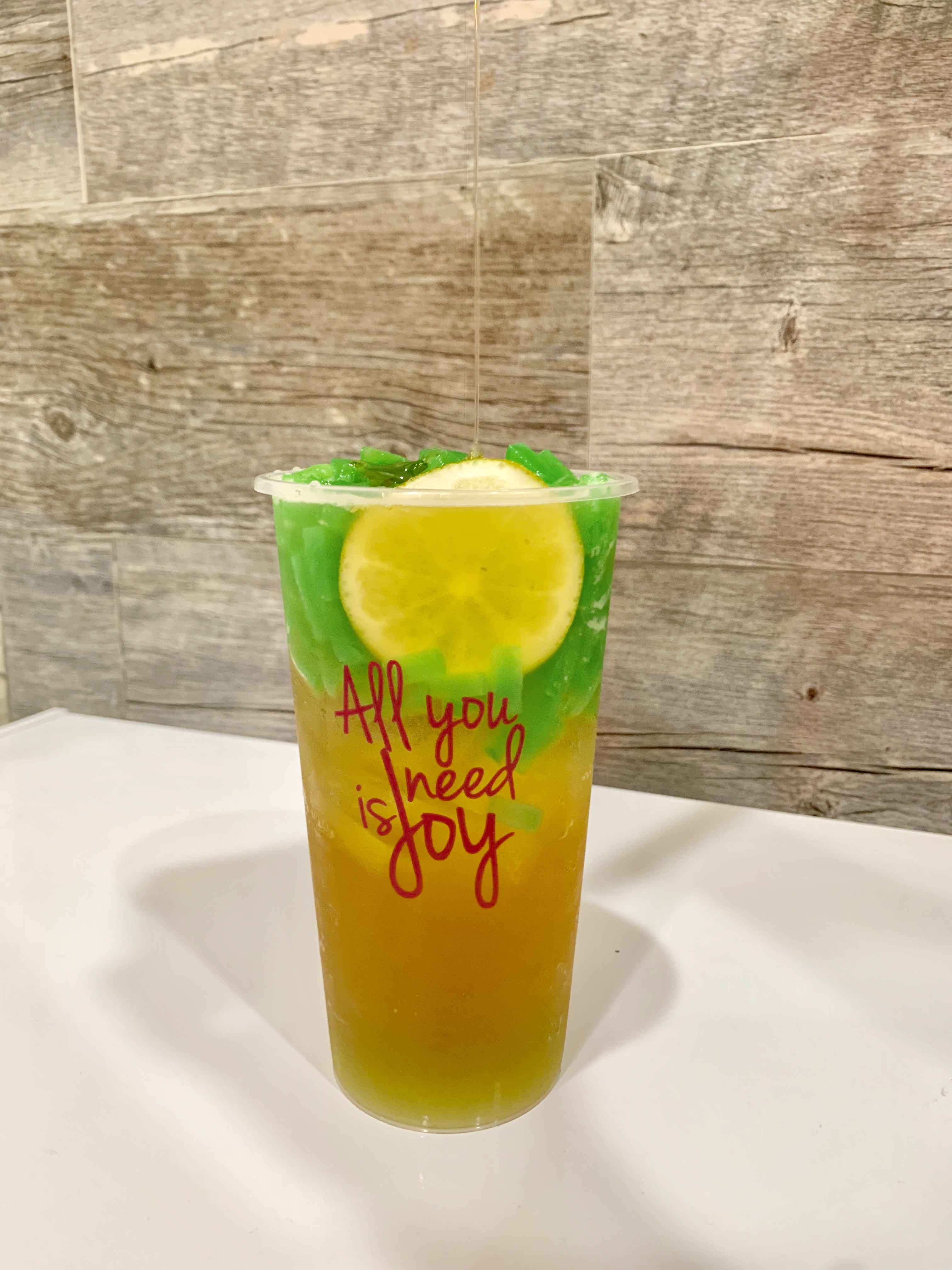 Order Honey Lemon Green Tea food online from Cup O' Joy store, Los Angeles on bringmethat.com