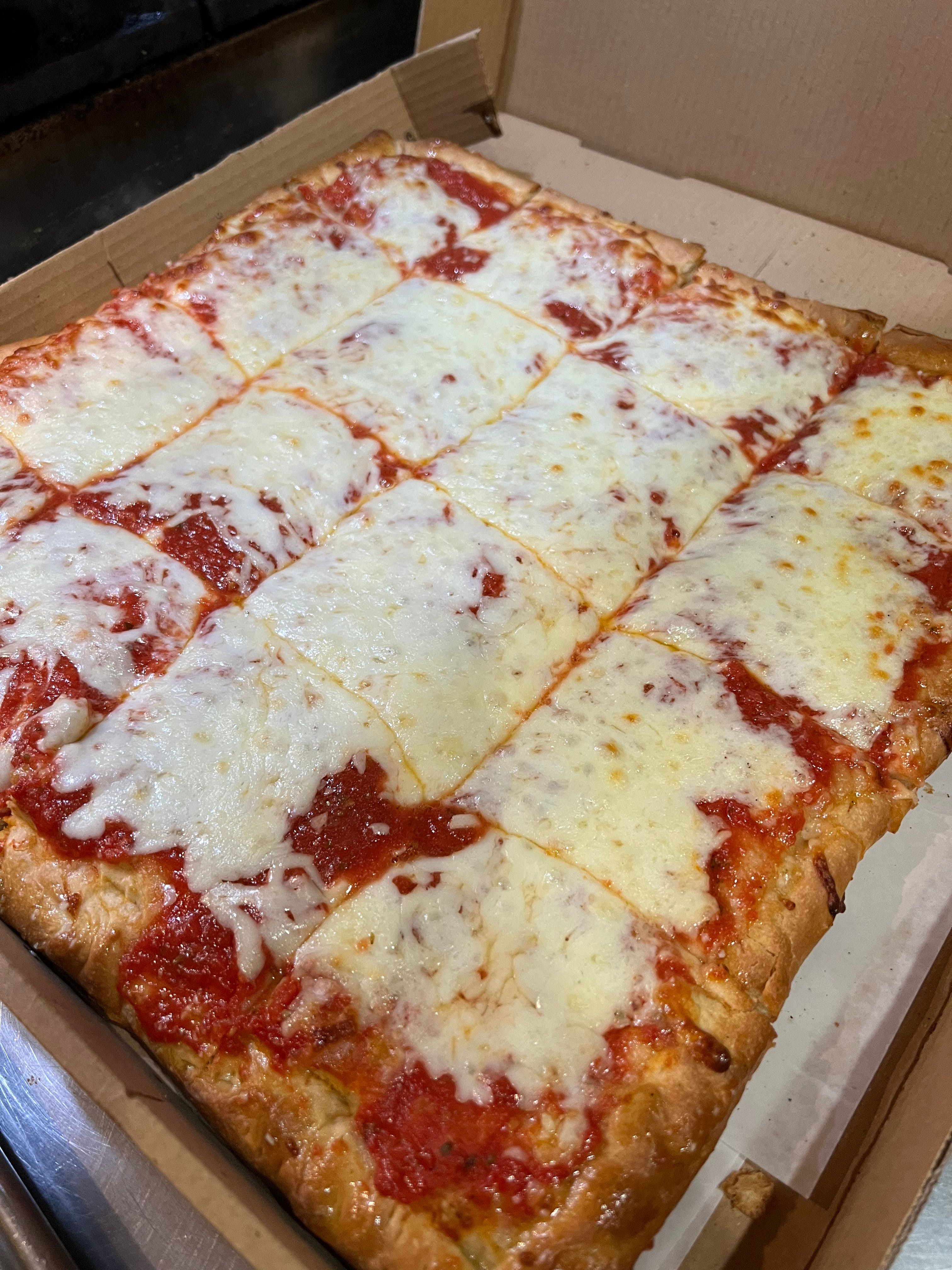 Order Sicilian Pizza - 16'' (16 Slices) food online from Evo Brick Oven Pizza store, Philadelphia on bringmethat.com