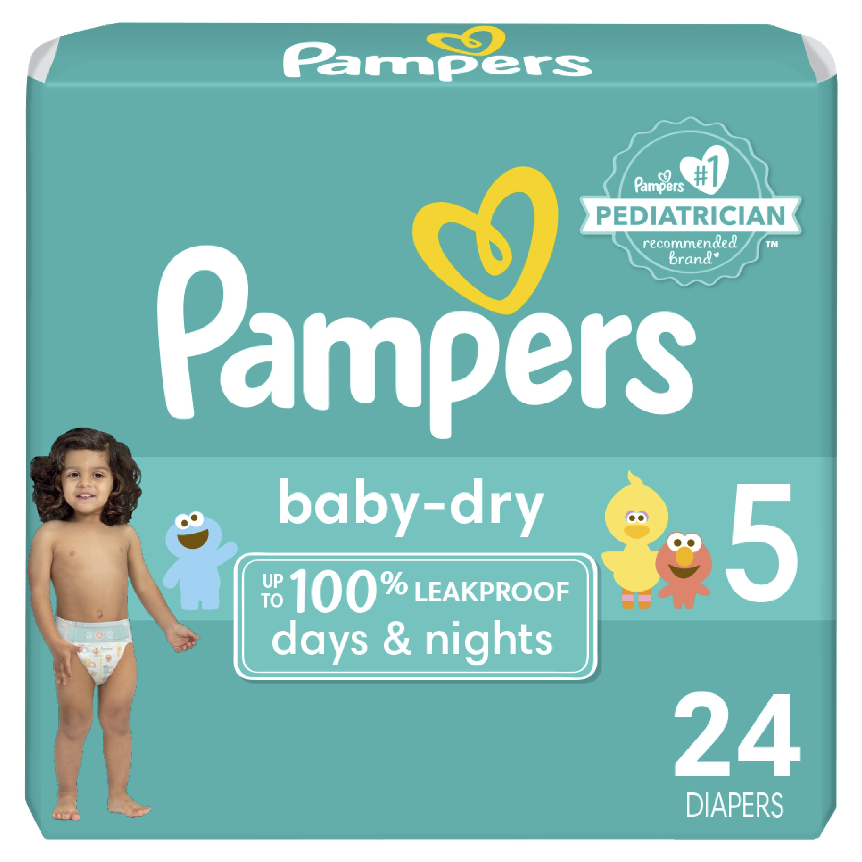 Order Pampers Baby-Dry Diapers - Size 5, 24 ct food online from Rite Aid store, Redwood City on bringmethat.com