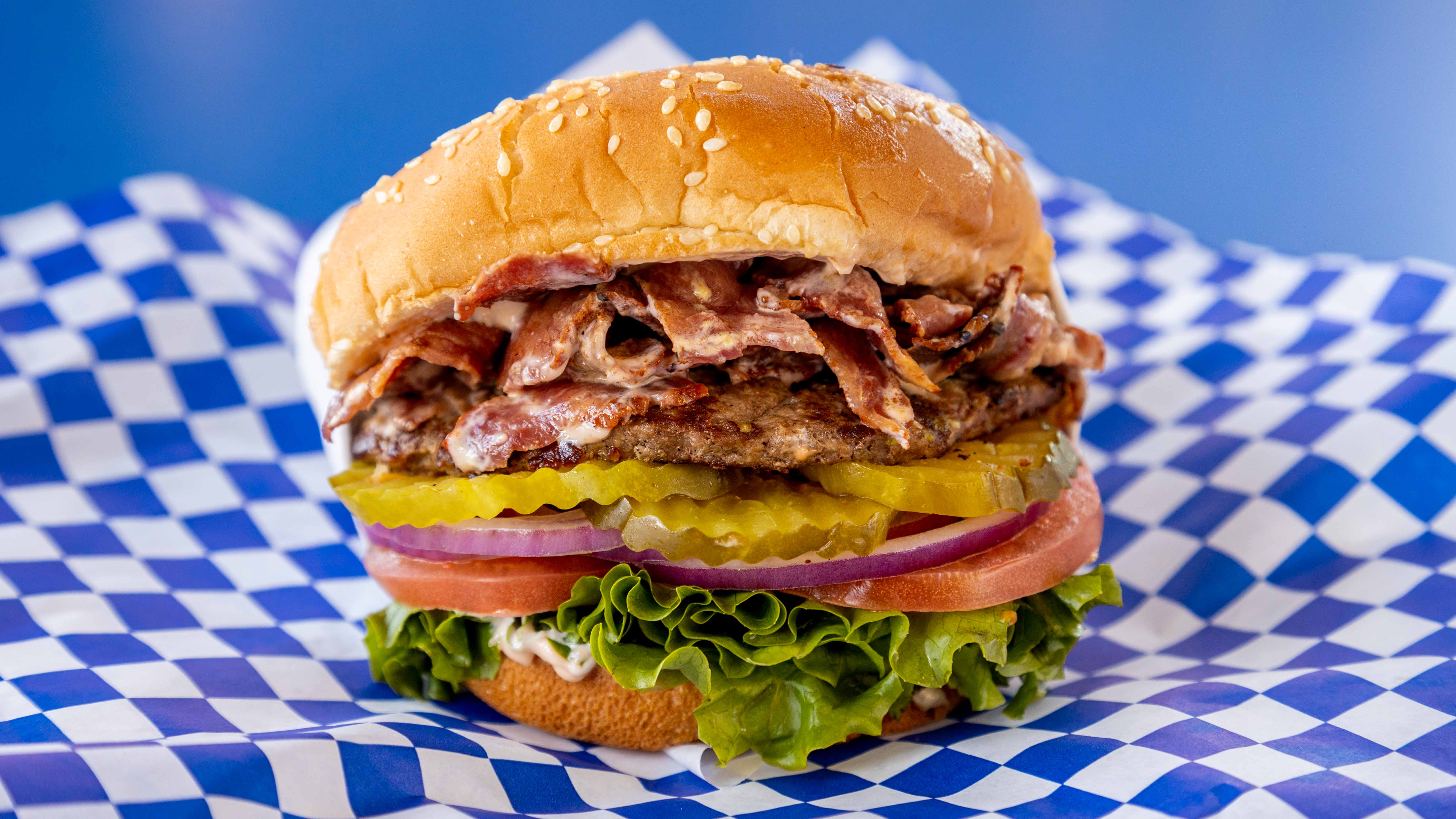 Order Colossal Burger food online from Gus Jr store, Los Angeles on bringmethat.com