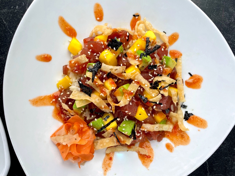Order Poke Bowl food online from Stacked: Food Well Built store, Huntington Beach on bringmethat.com