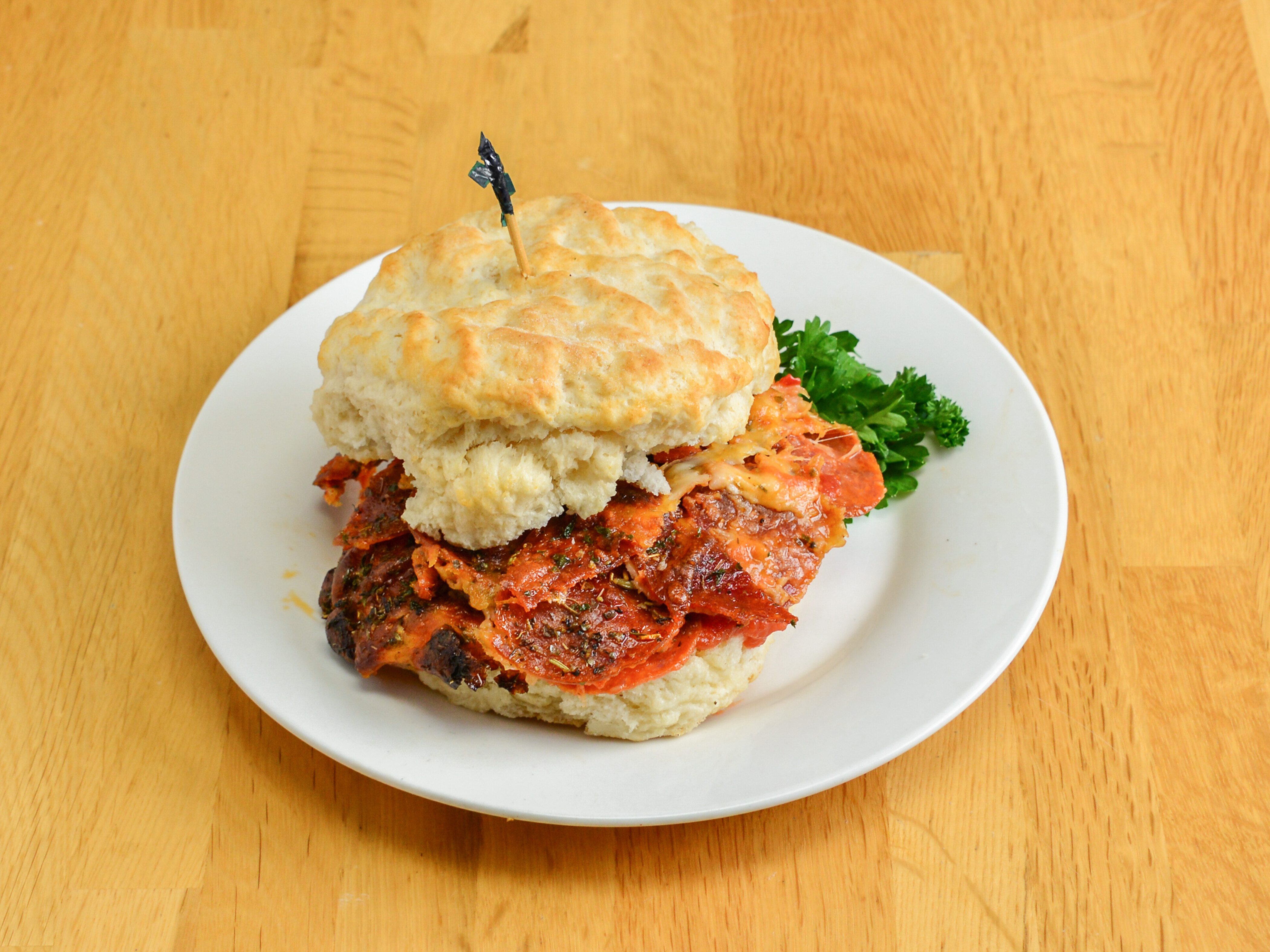 Order The Pepper Biscuit food online from Grumpy Gary Grill store, Huntington on bringmethat.com