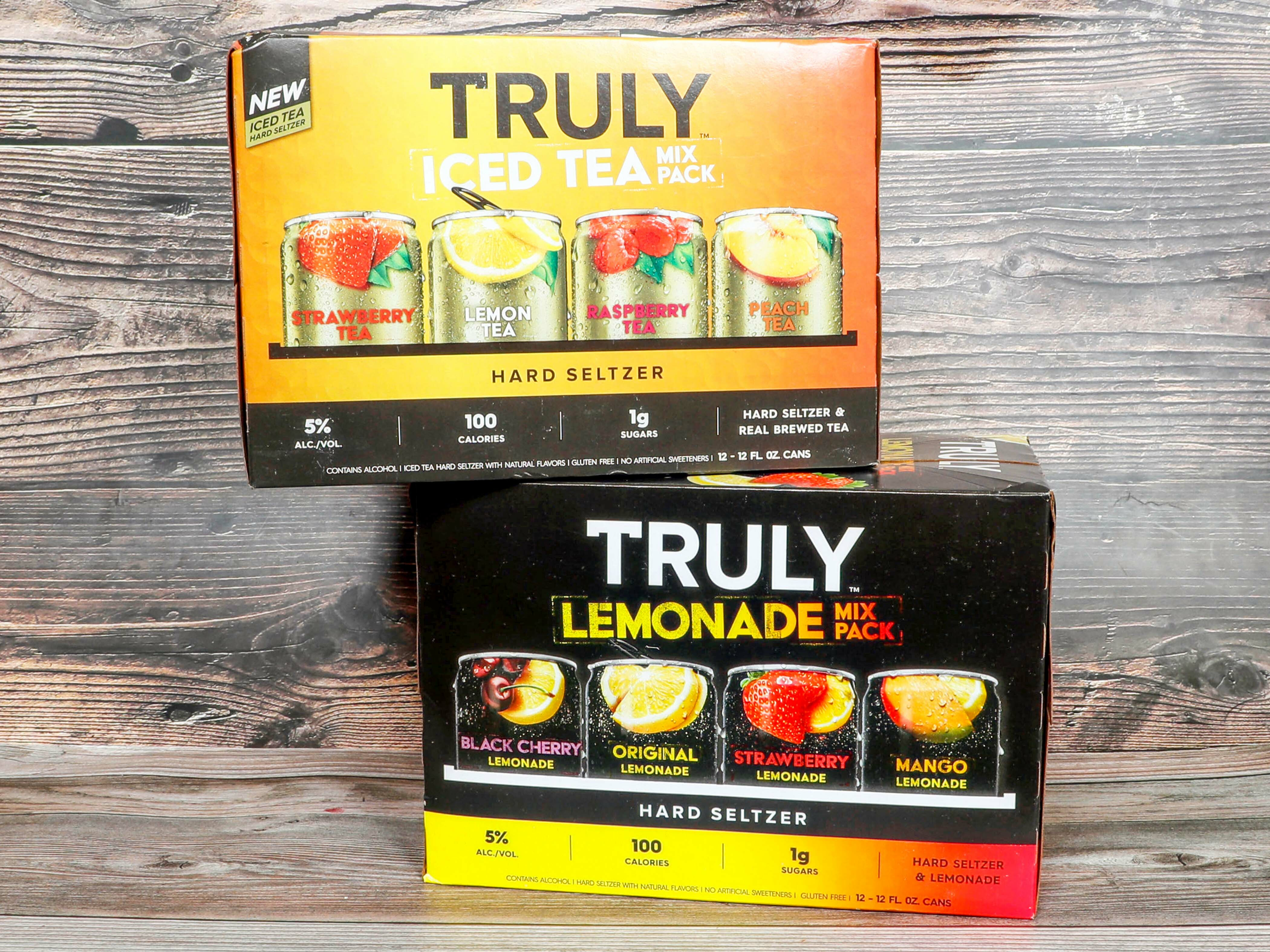Order 12 Pack of Canned Truly Iced Tea Variety Pack, Hard Seltzer  food online from Brothers Royal Crown Minimart store, Atwater on bringmethat.com
