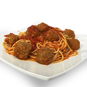 Order Spaghetti and Meatballs food online from Pizza Man store, Pasadena on bringmethat.com