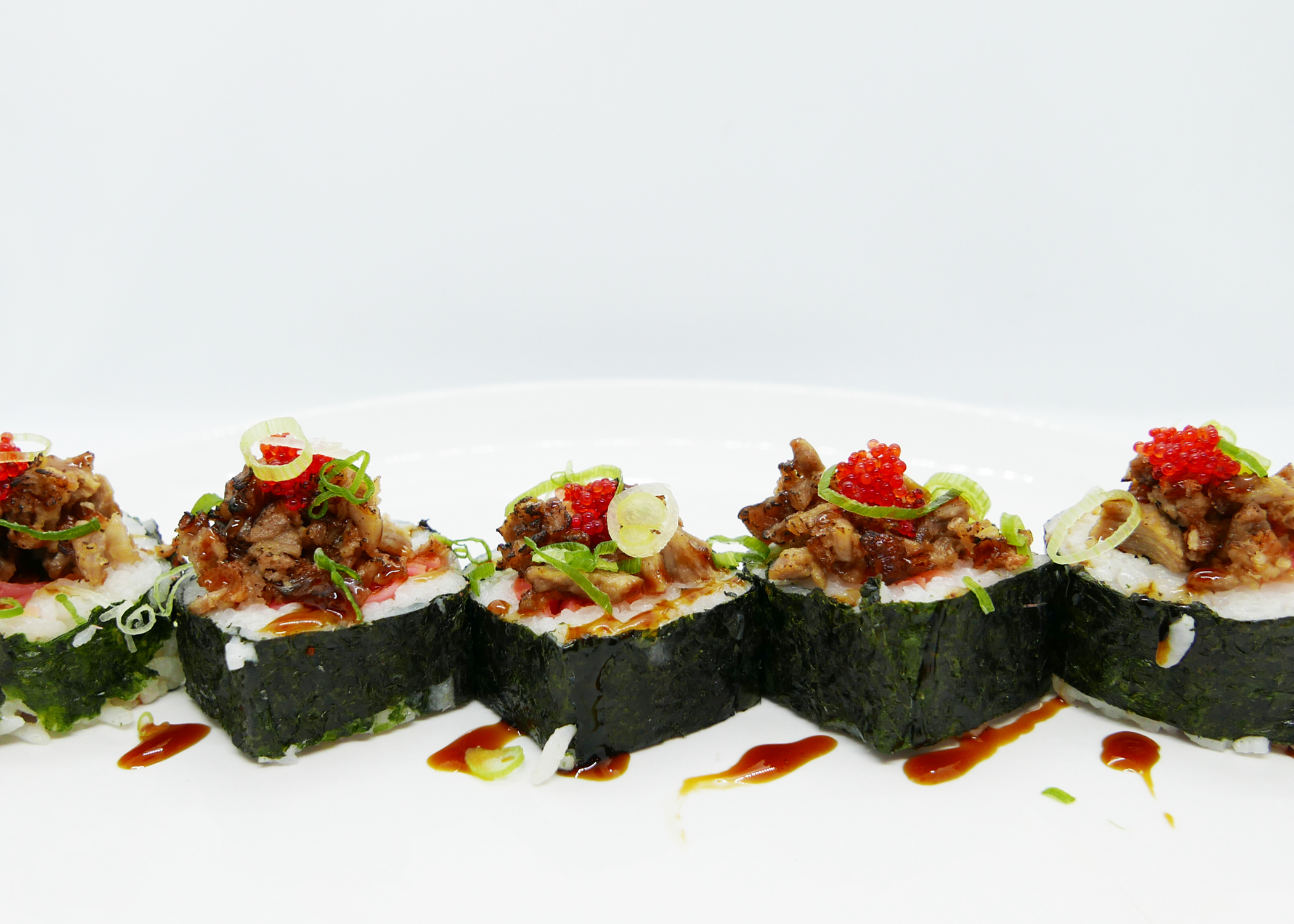 Order Peking Maki (5) food online from Shinju Sushi store, Chicago on bringmethat.com