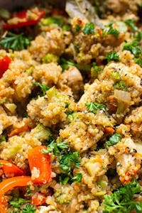 Order Chicken, Quinoa & Bell Pepper food online from Dianna Bakery & Cafe Deli Specialty Market store, Benicia on bringmethat.com